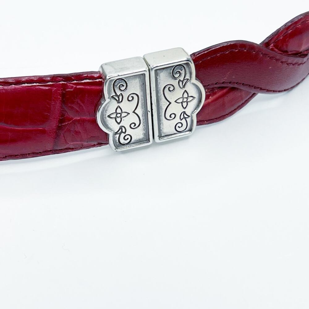 Brighton Reversible Red And Tan Belt Size Medium - Picture 6 of 10